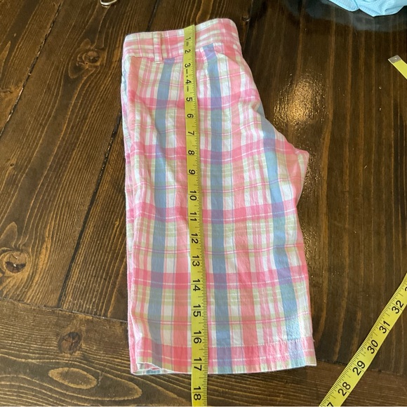 DNA Couture Pink and Blue Plaid Shorts - Picture 8 of 8